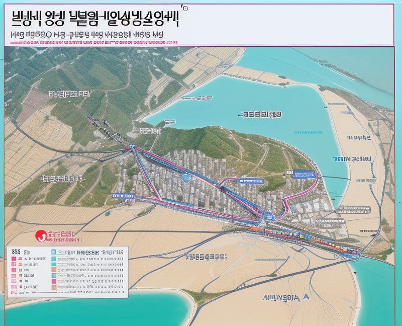 화성시 똑버스 운행 지역 지도